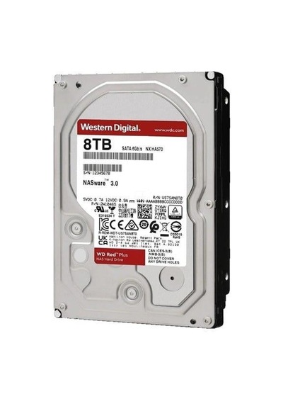 Wd 8tb Red Plus Wd80efpx 5400 Rpm 256mb Sata-3 Nas Diski