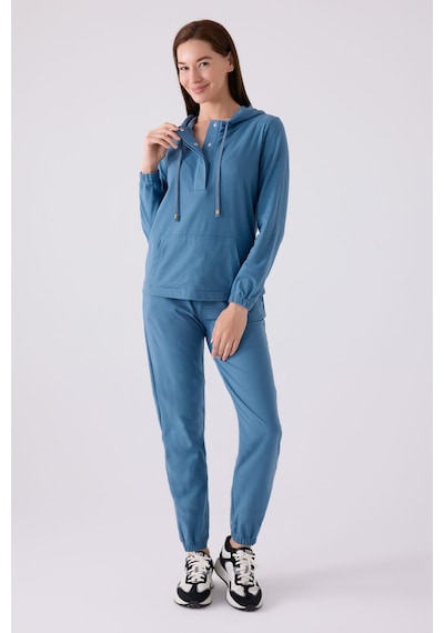 Pierre Cardin Kadın Mavi Pijama Takımı Pc8924-s-v2 Mavi