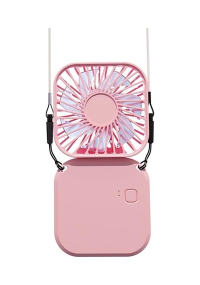 Torima F-05 Mini Fan Tutmalı Şarjlı 3 Kademeli Vantilatör Klima Soğutucu Fan Pembe