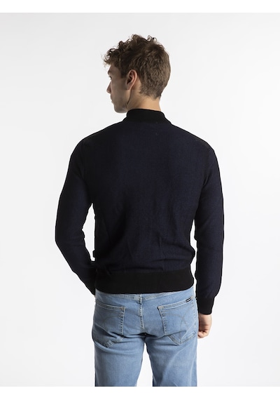 Zegna Erkek Mont Zg96N047 Lacivert - Siyah