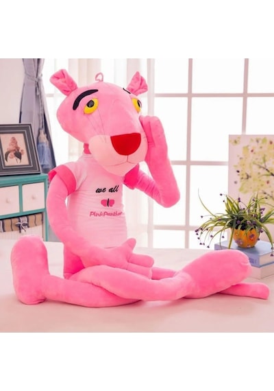 Dev Boy 80 CM Peluş Pembe Panter