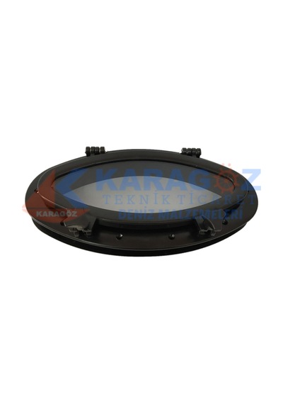 SEALUX PLASTİK ELİPS LUMBUZ 21X40CM SİYAH