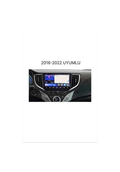 Suzuki Baleno 2016-2022 Uyumlu Multimedya Carplay Geri Görüş Kamera Hediye 6gb 8 Core