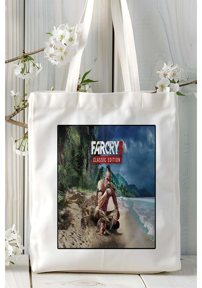 Art Hediye Farcry Oyun Baskılı Omuz Çanta Kişiye Özel Model 2 Çok Renkli