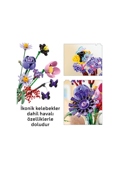 LEGO® Botanicals Olivia Rodrigo’nun Çiçek Buketi 11507 - 9 Yaş Üzeri Çocuklar için 11 Çiçek İçeren Oyuncak Yapım Seti (400 Parça)