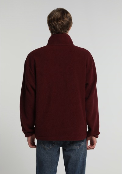 Colin's Colins Relaxed Fit Fermuarlı Erkek Bordo Ceket Cl1081812 Q1.v1 Brd