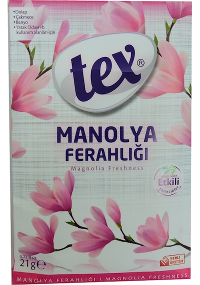 Tex Dolap Çekmece Banyo Manolya Ferahlığı Askılı Oda Kokusu 21 G