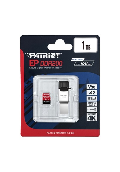 Patriot 1tb Ep Ddr200 Micro Sd Hafıza Kartı Pef1tep33mcx Abab74ptr0021