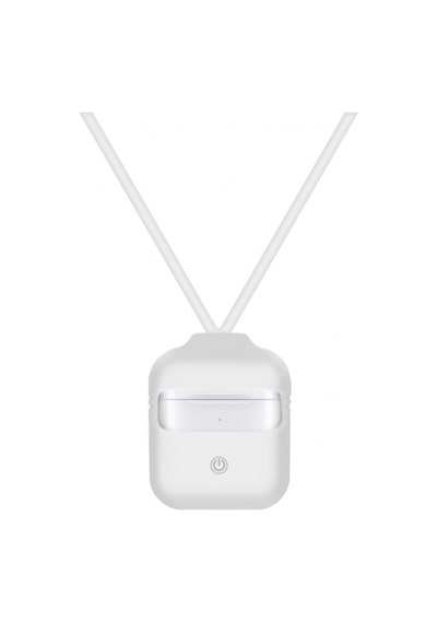 Blogy Apple Uyumlu AirPods İle Silikon Kılıf White