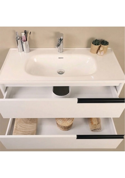 Kobos Eylül 100 Cm Banyo Dolabı Seti Bianco Beyaz Kobos Eylül 100 Cm Banyo Dolabı Seti Bianco Beyaz