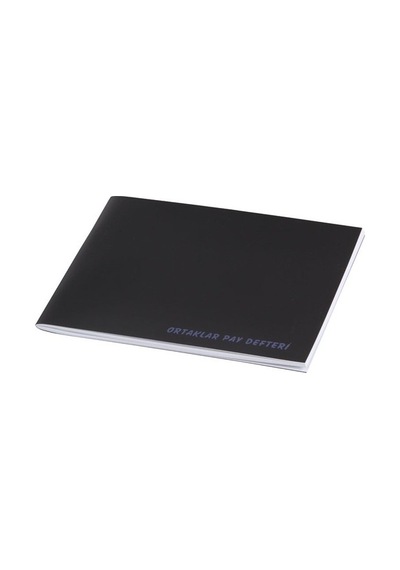 Gülpaş Ortaklar Pay Defteri Plastik Kapak 20X28 40 Yaprak N11.4264