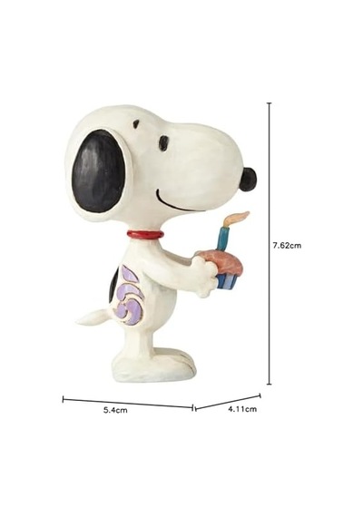 Peanuts By Jim Shore Snoopy Doğum Günü Figürü, 7,6 Cm, Çok Renkli