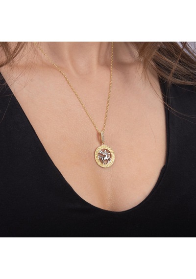 Yay Burç Altın Charm 2,82 Gr-6490