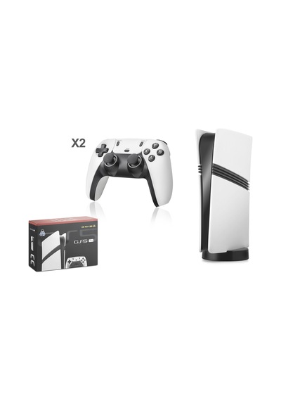 Hadron Gs5 Pro Retro Oyun Konsolu Hdmı Çift Gamepad Seti 128 Gb Hafıza Kartlı 2.4g Kablosuz Beyaz