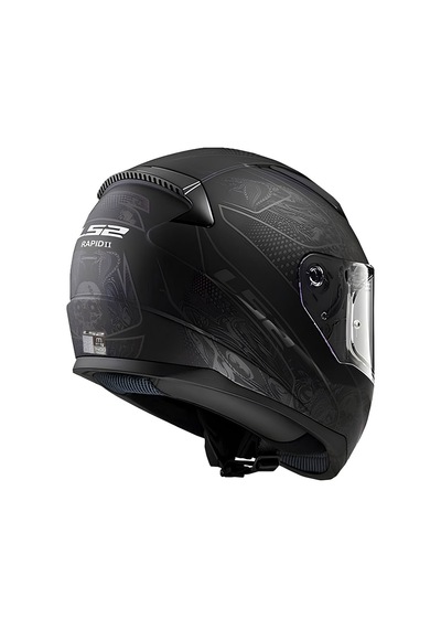 Ls2 Rapid 2 Crypt Kask Mat Siyah