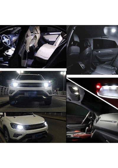 2 Adet Mavi Renk T10 Dipsiz Led Ampul 24 Ledli Park Ampulü Gündüz
