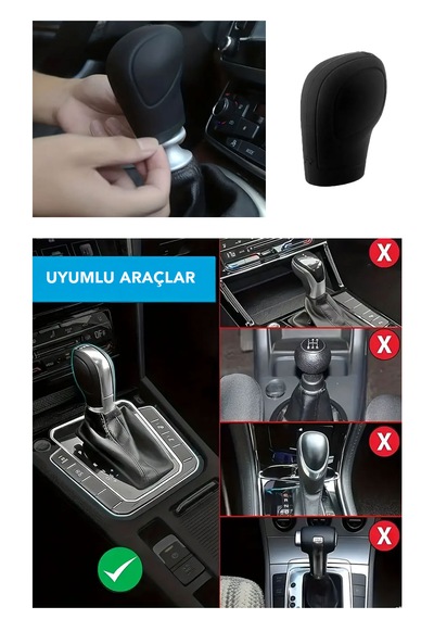 Dsg Logolu Otomatik Şanzuman Kılıfı, Dsg Modelleri İle Uyumlu, Da