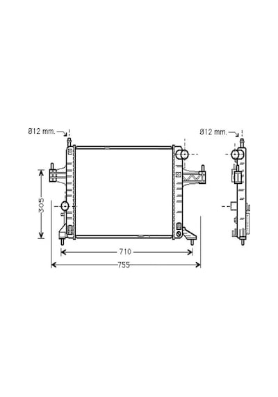 Orıs Mop144023 Motor Radyatoru 1300237