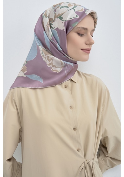 Armine Saf İpek Sura Eşarp-2026 İlkbahar-yaz- 950900d Gül Kurusu