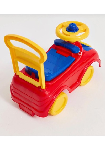 Speedy Kornalı İlk Adım Arabası Ve Çocuk Yürüteci - 2'si 1 Arada 20 Kg Kapasiteli Eğitici Oyuncak Çok Renkli