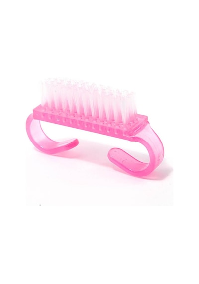 Koodmax Mini Tırnak Temizleme Fırçası Tırnak Toz Temizleme Fırçası Pembe 10'lu