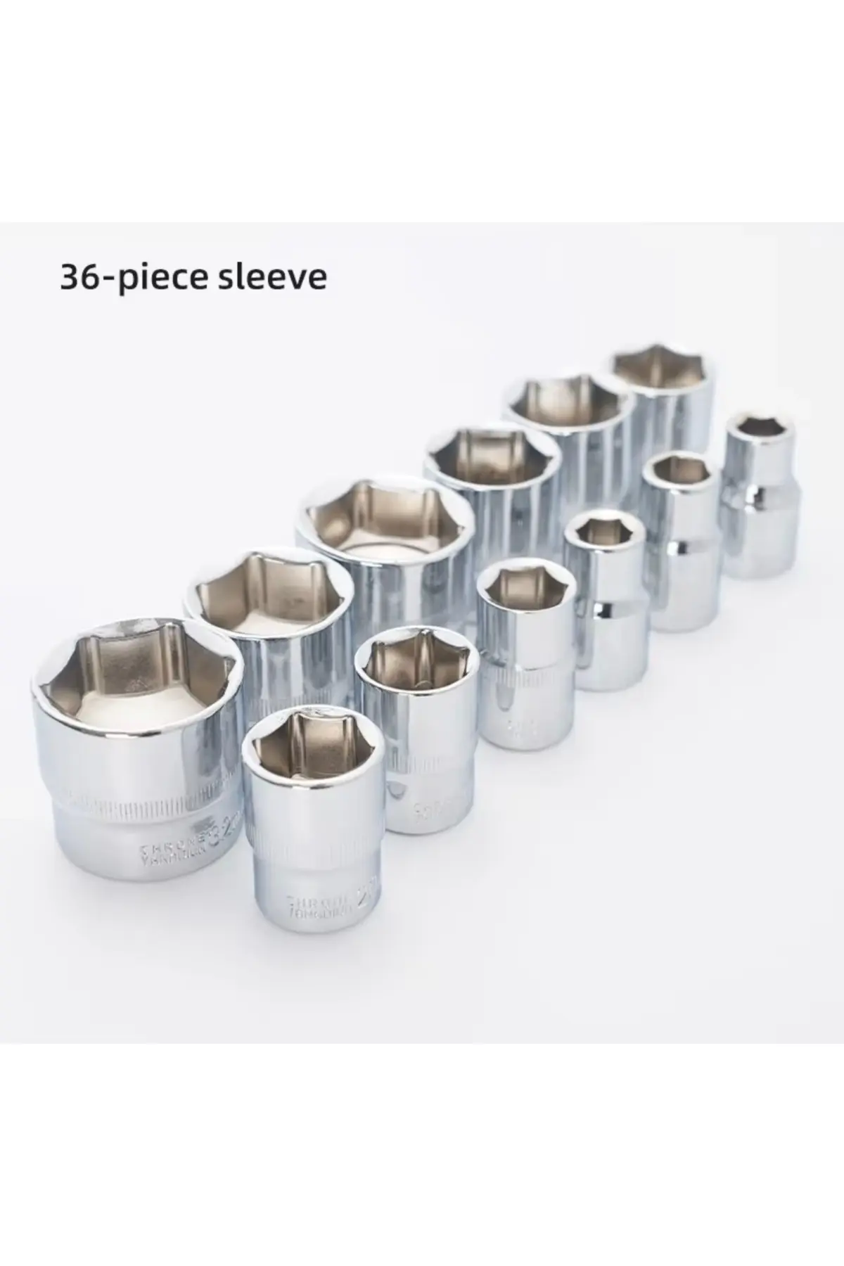36 Parça Lokma Ve Anahtar Takımı Krom Vanadyum Çelik Cırcır Kollu Tamir Seti 8-32 Mm