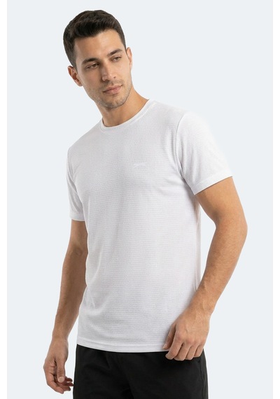 Slazenger Hugger Erkek Beyaz Tişört