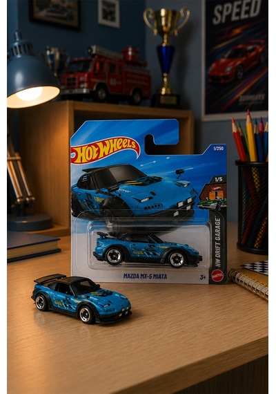 Hot Wheels Mazda Mx-5 Miata - Hw Dream Garage Özel Seri Metal Oyuncak Araba Çok Renkli
