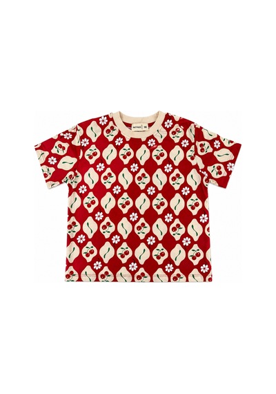 Beniizle Kız Çocuk Pijama Takımı Kırmızı