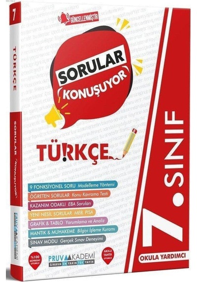 7. Sınıf Türkçe Sorular Konuşuyor Pruva