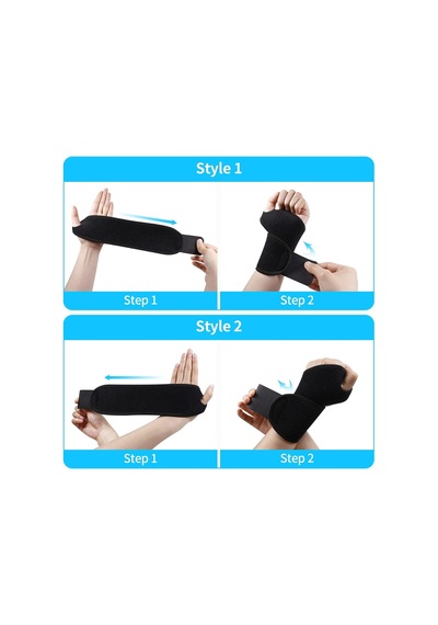 El Bilek Ateli El Bileği Ağrısı İçin Bandaj Fitness Spor Bilek Bandajı Standart
