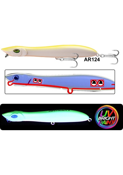 Eurofish Aragon Croax Zigzag 106mm 11gr Su Üstü Maket Balık Ar124