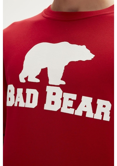 Bad Bear Crewneck Erkek Sweatshırt Kırmızı