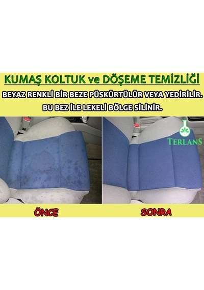 Terlans Parfümlü Torpido Parlatıcı ve Araç İçi Temizleyici 2X500