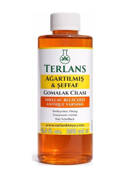 Şeffaf Gomalak Cilası 250 Ml Shellac Bleached