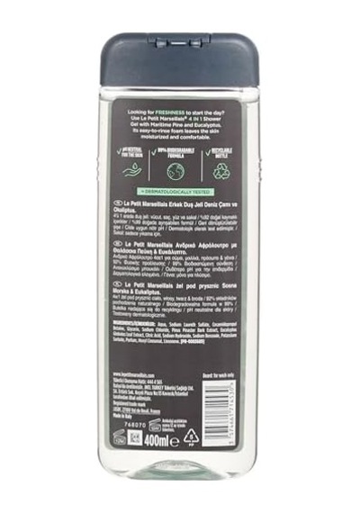 Lpm Deniz Çamı Ve Okaliptus 400 Ml Duş Jeli Açık Mavi