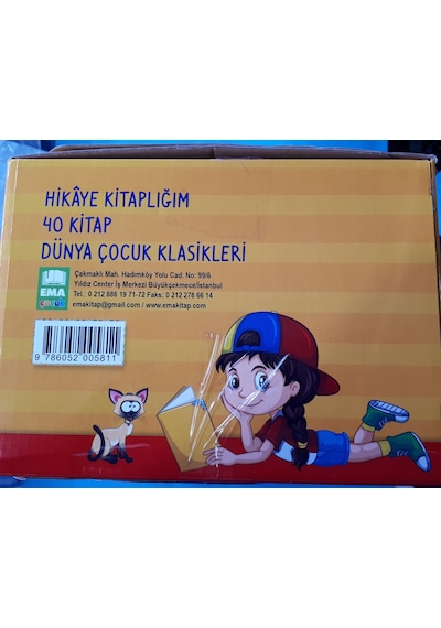 8+ Yaş Dünya Çocuk Klasikleri Masal Kitapları 40 Kitap