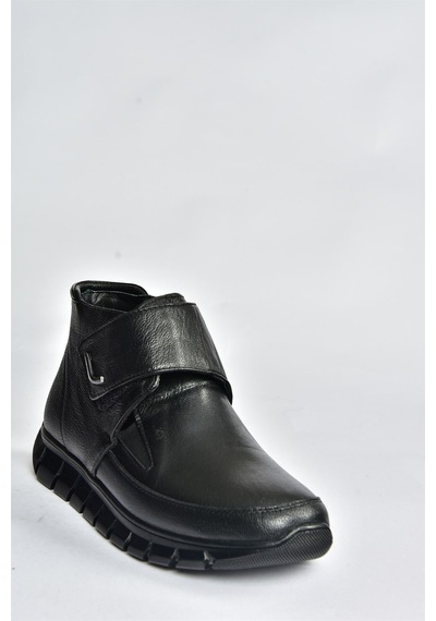 Fox Shoes Siyah Hakiki Deri Comfort Ortopedik Taban Kadın Bot N555361003 Siyah