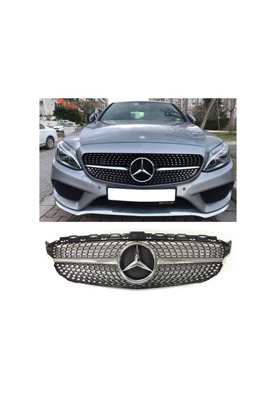 Mercedes W205 Diamond Amg Ön Panjur Izgara 2015-2018 Arası