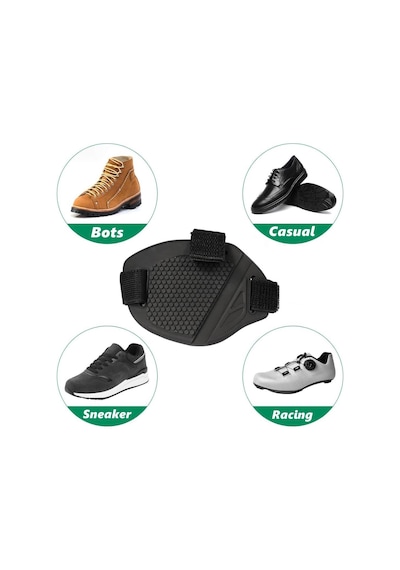 Glanz Motosiklet Ayakkabı Koruma Pedi Motor Vites Pedi Ayakkabı Bot Koruma Kauçuk Vites Değiştirici