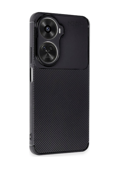 Huawei Nova 12 Se Uyumlu Kılıf Auto Focus Karbon Kapak - Siyah