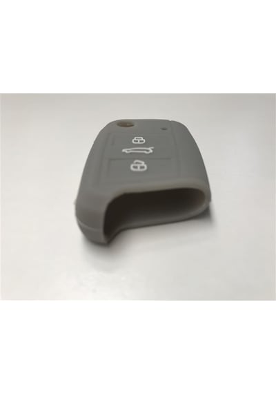 Volkswagen Gri Uyumlu Çalıstırma Silikon Anahtar Kılıfı (388132582)