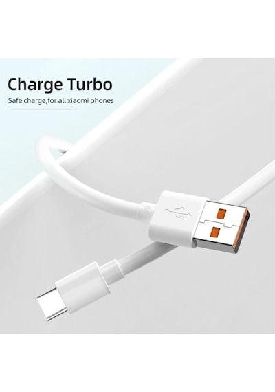 Okyanustech Xiaomi Mi Uyumlu Turbo Hızlı Şarj Kablosu 90w Xiaomi 15 15s Pro Ultra 14 Ultra Poco F7 Pro X7 Pro F6