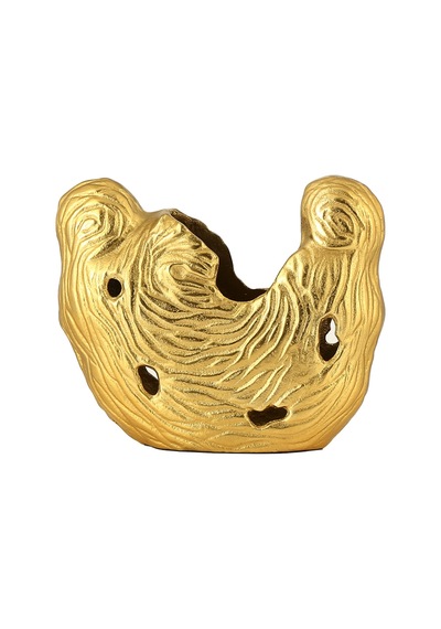 Vitale Cative Dekoratif Vazo Gold 26x9x22 Cm Ak.ıu0383