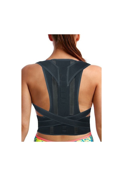 Ortopedik Dik Duruş Korsesi Kamburluk Önleyici Unisex Balenli Manyetik Korse