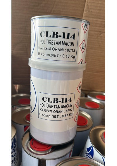 Çelebi Marin Pu 1114/a Ahşap Tekne Macunu Kaplama Macunu 1 Kg