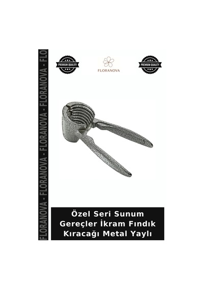 Özel Seri Sunum Gereçler İkram Fındık Kıracağı Metal Yaylı Çok Renkli