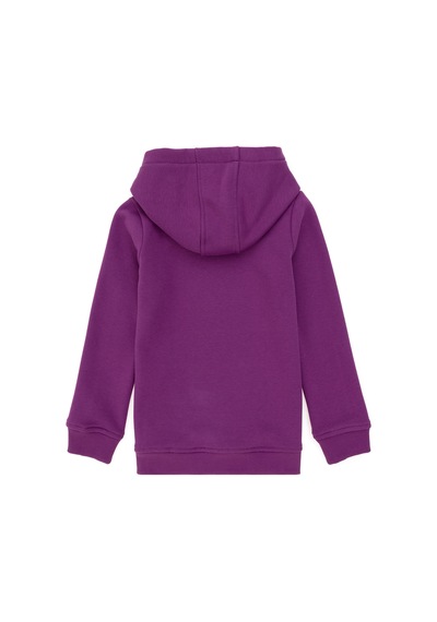 U.S. Polo Assn. Kız Çocuk Menekşe Kapüşonlu Basic Sweatshirt 50292512-VR037
