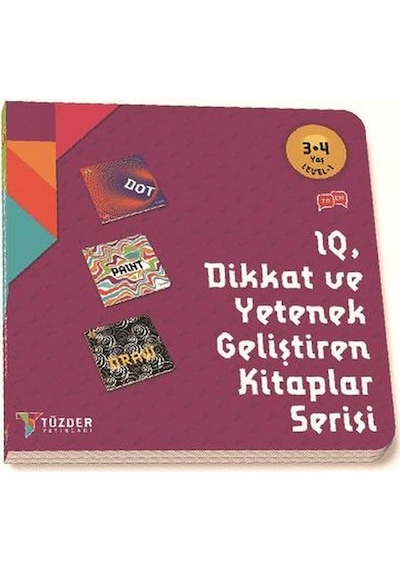 3-4 Yaş Seti Level 1-6 Kitap Takım- Tüzder Yayınları