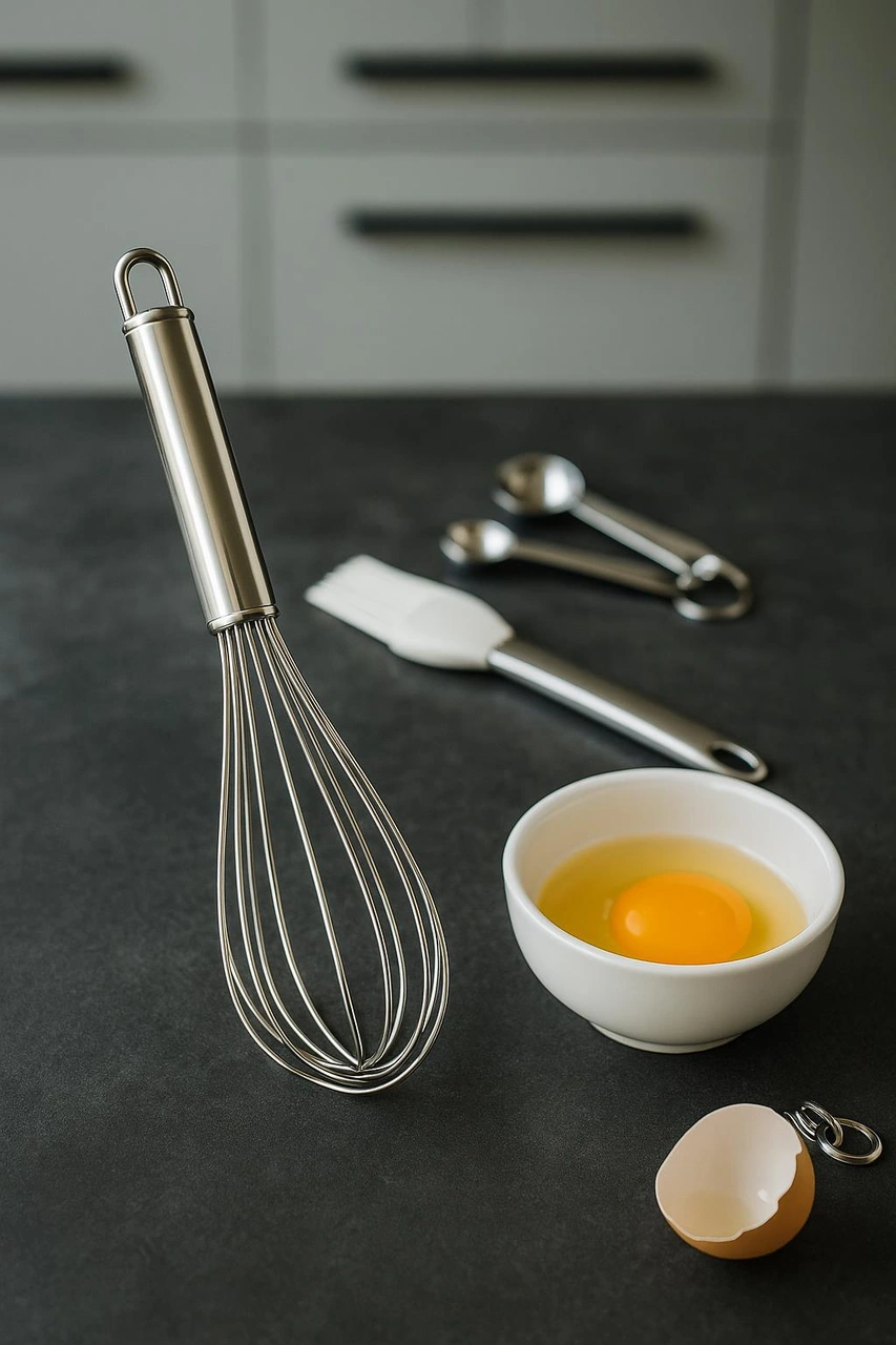 Çelik Küçük Yumurta Çırpıcı 14 Cm Metalik Gri